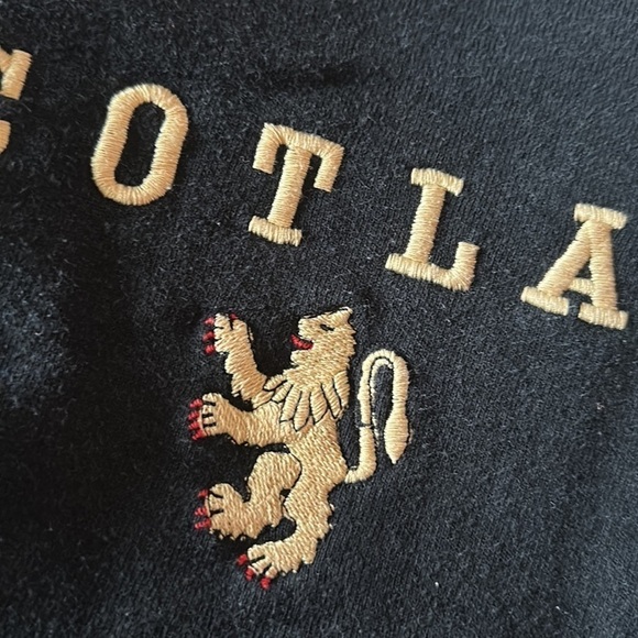 Vintage Embroidered Scotland Crewneck Sweatshirt Screen Stars - Picture 5 of 5